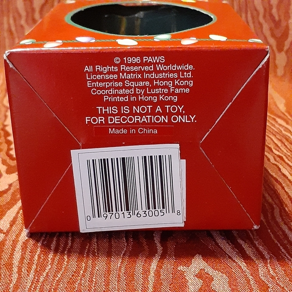 VINTAGE PAWS GARFIELD TRIM A TREE ORNAMENT CHIMNEY/STOCKING GIFTS NEW IN BOX - Picture 6 of 8